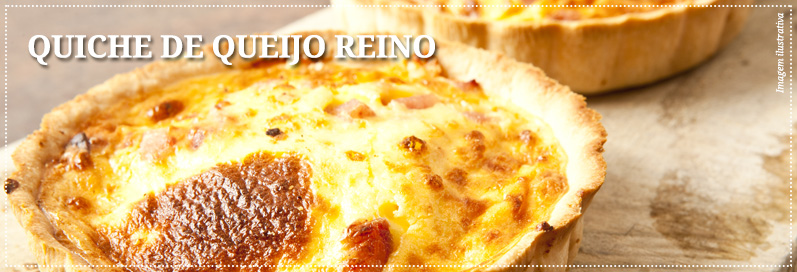 Receitas Quiche Queijo Reino